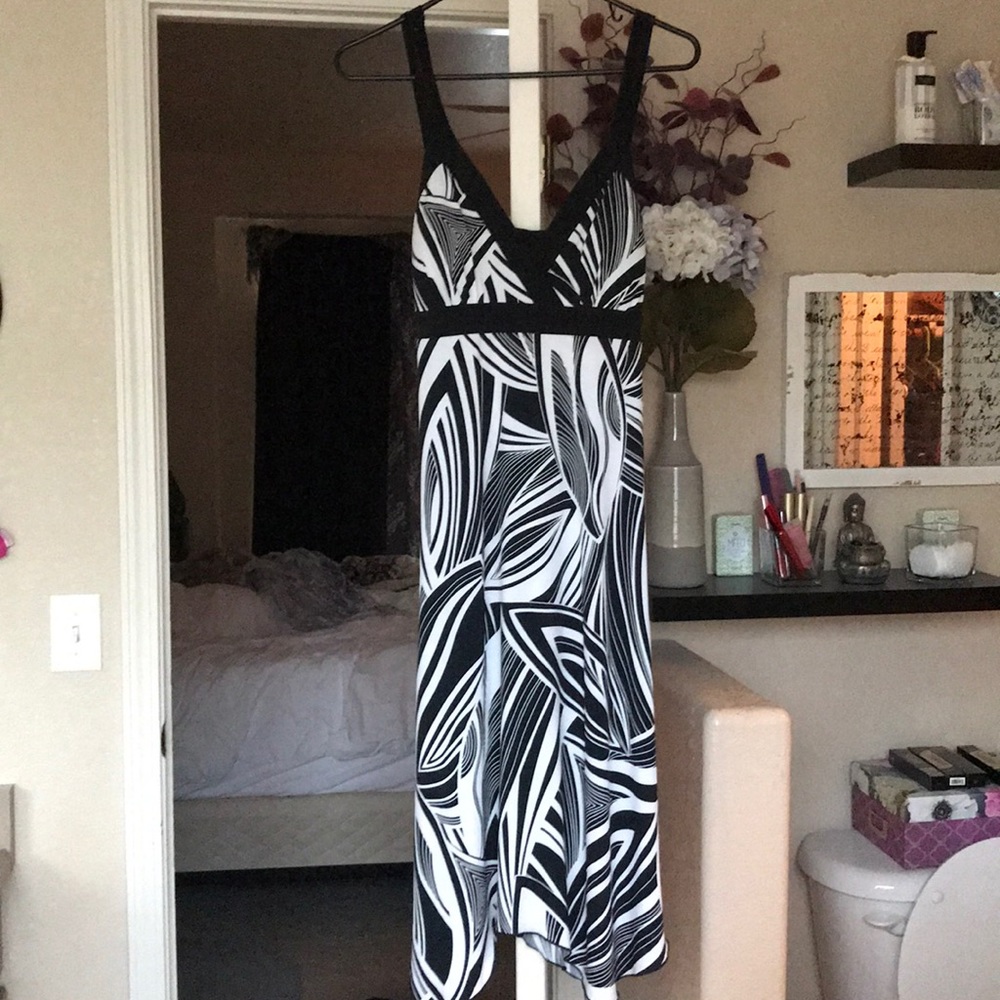 Black and white dress